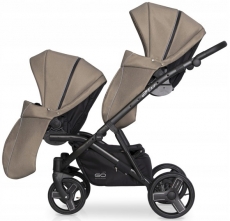 Дитяча коляска для двійні EasyGo 2 of Us 9023-EG2U-22, safari